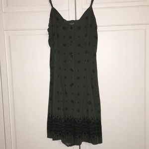 Dark Green Mudd Romper Small